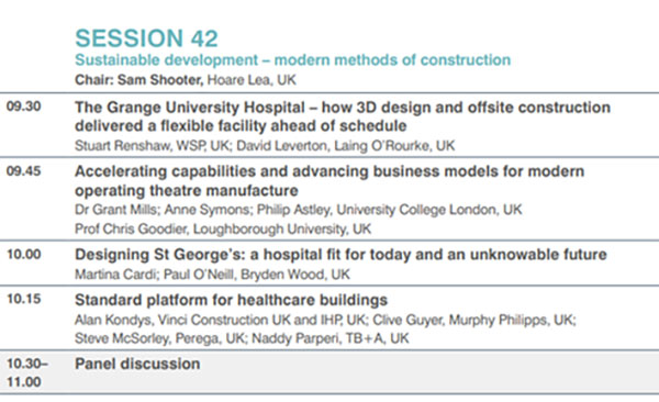 Session 42 programme