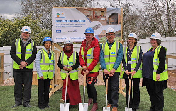 Derbyshire Healthcare's ground-breaking ceremonies mark first day of construction for new mental health facilities
