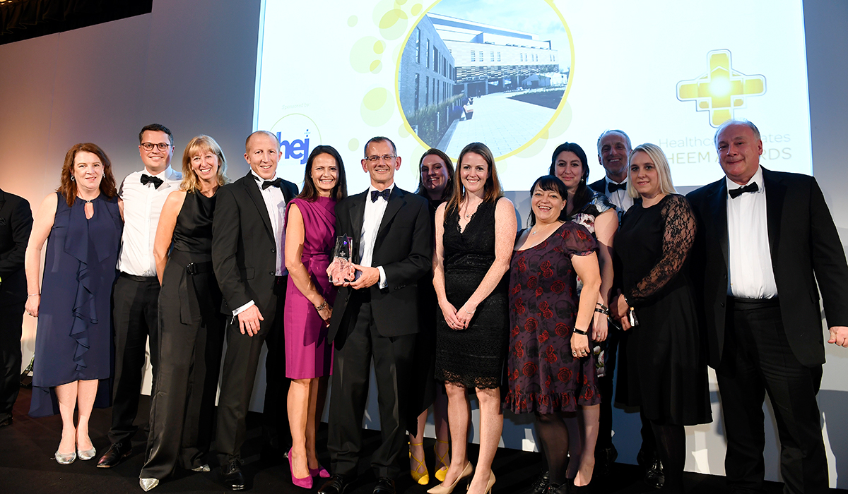 Team accepting the IHEEM Award