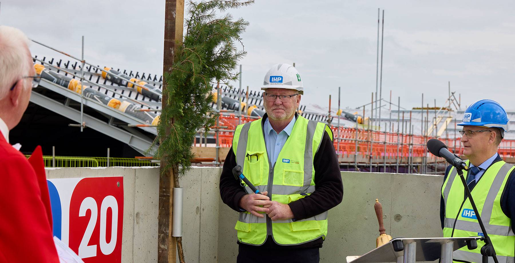 Topping Out celebration at Derby & Chesterfield Healthcare projects