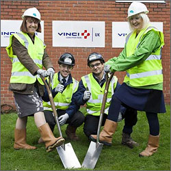 Ground breaking at Derbyshire Hospital