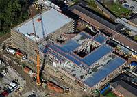 construction of Wrightington Hospital