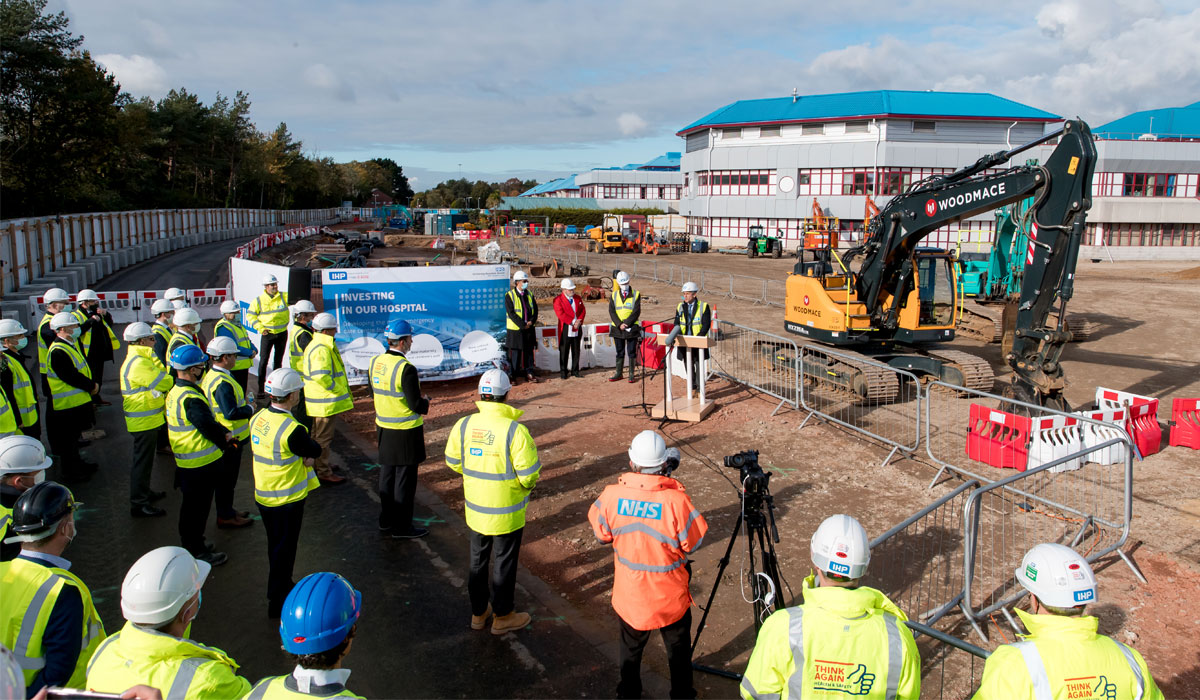 ‘Ground breaking day’ for the Beach Building at the Royal Bournemouth Hospital