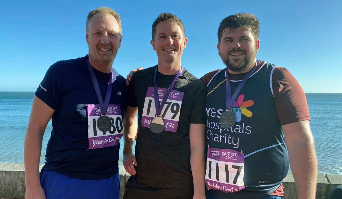 IHP team run the Scarborough 10k