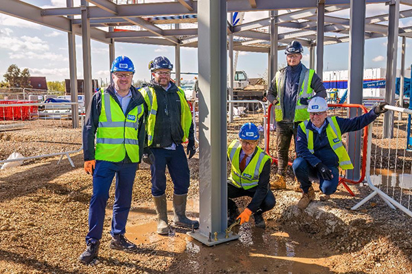 Steel Frame construction marks major milestone in building of North View, Manchester