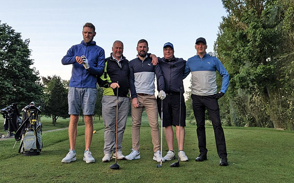 IHP team at golf day raises £1000