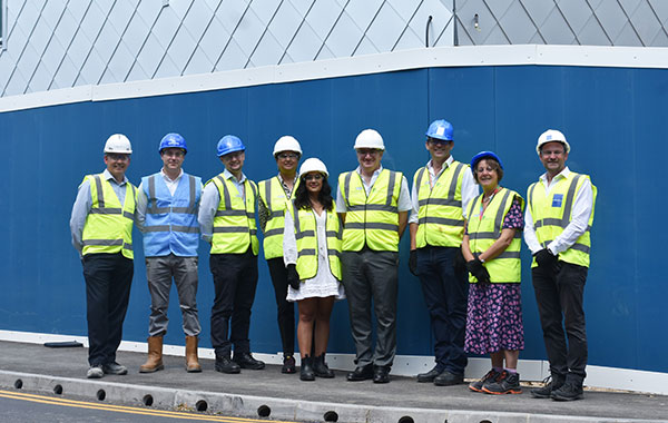 GenesisCare Cancer Care in Guildford celebrates topping out