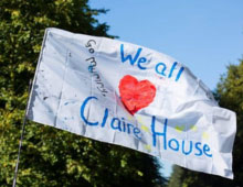 Claire House Children's Hospital flag