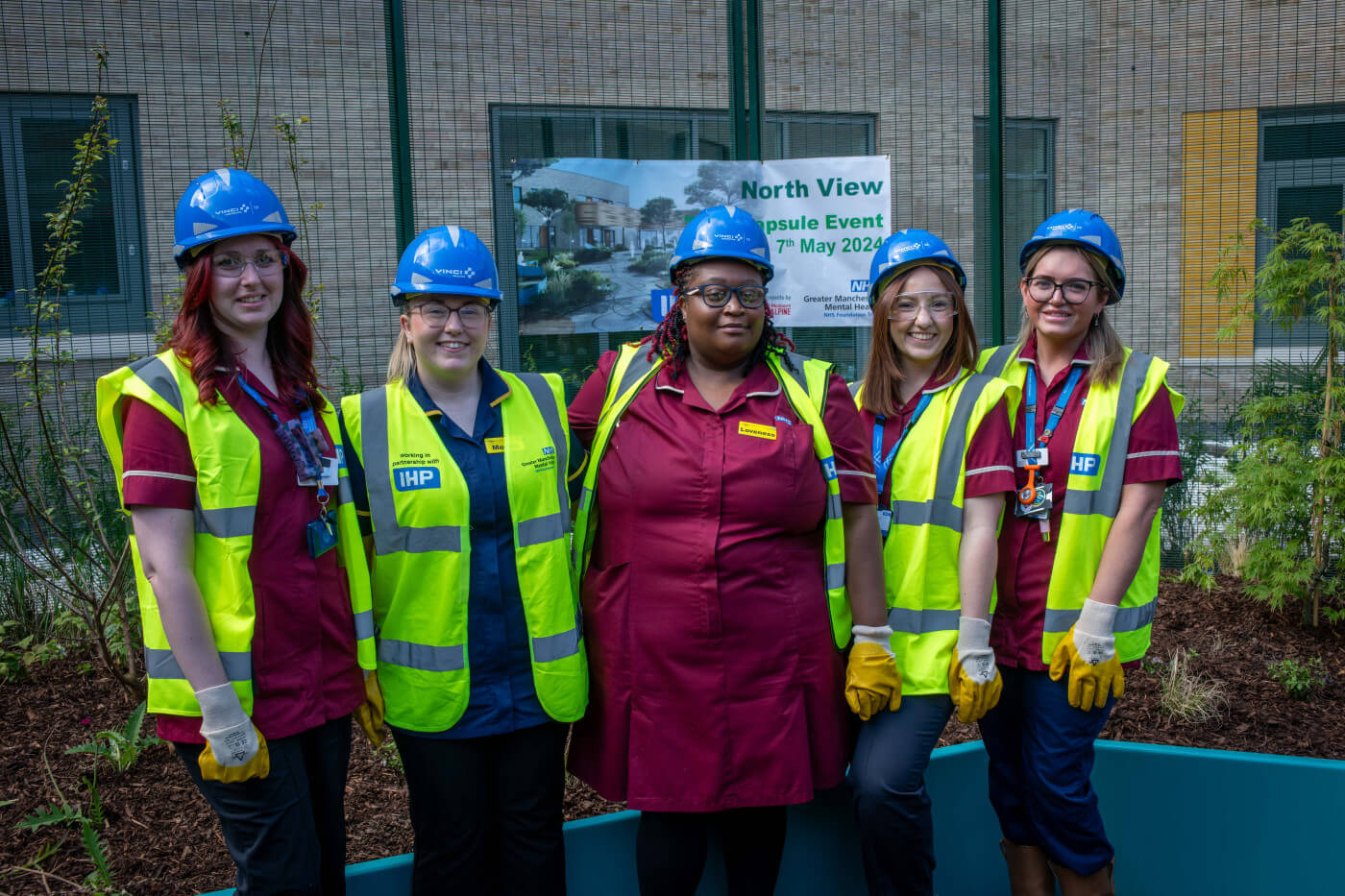 Historic moment as time capsule is buried at North View's brand-new mental health unit