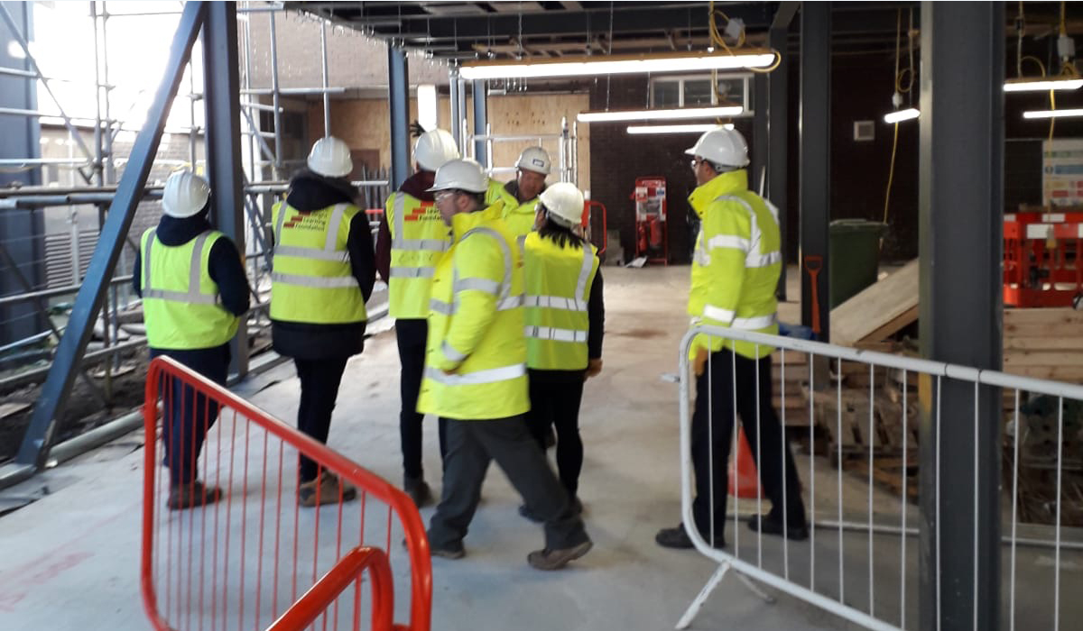 Students on site at Preston Critical Care Unit