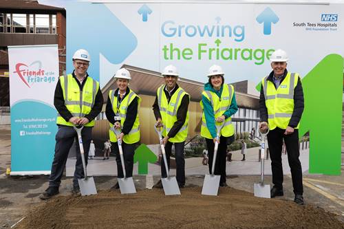 Rishi Sunak breaks ground at Friarage Hospital