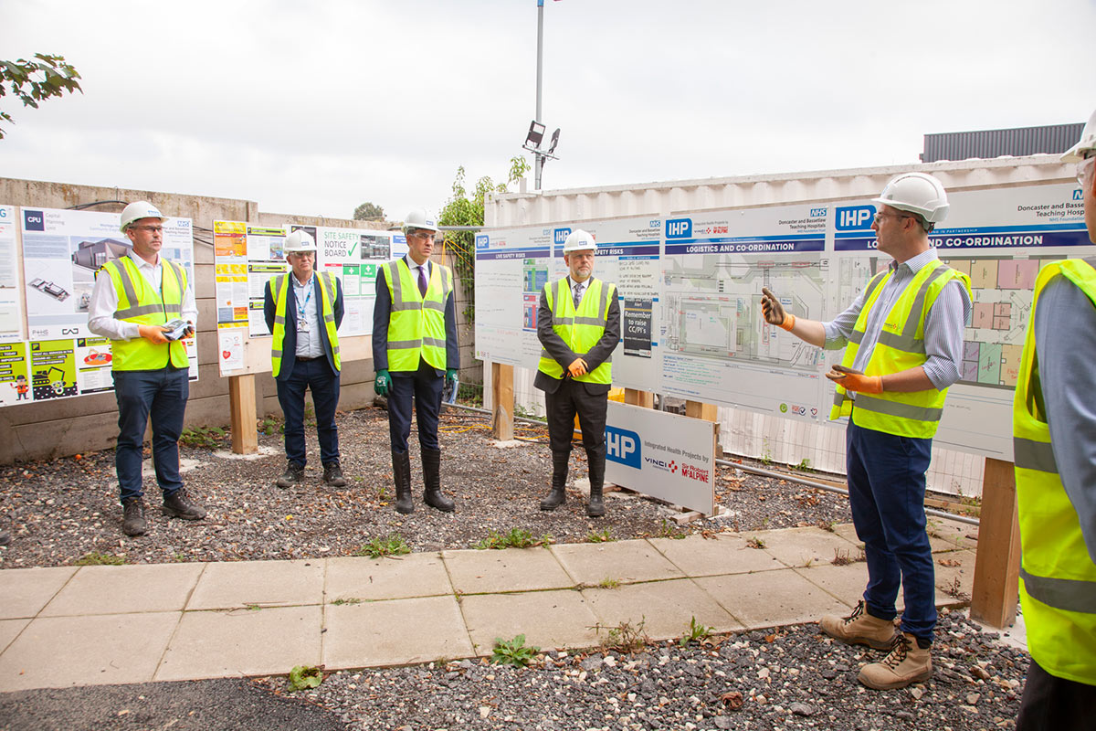 Ed Miliband tours new imaging suite development and lays time capsule in historic ceremony at Montagu Hospital